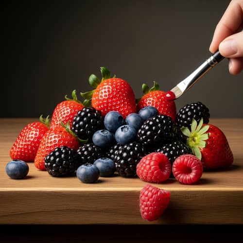Renaissance Art & Juicy Berries Masterpiece