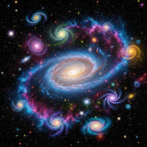 Vibrant & Psychedelic Universe | Mesmerizing Cosmic Patterns