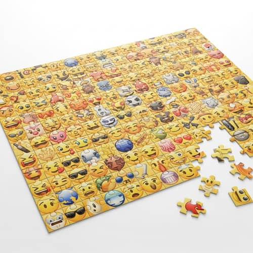 Global Emoji Jigsaw Puzzle: Discover Recognizable Emojis