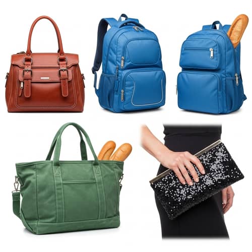 Stylish Leather Handbag, Sports Backpack, Tote Bag & Clutch | Array of Bags