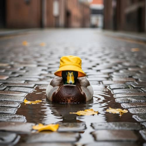 Duck with Yellow Hat