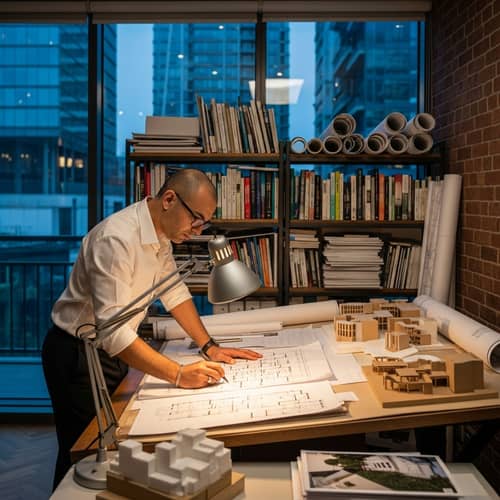 Experienced Middle-Eastern Architect at Work | Architectural Design