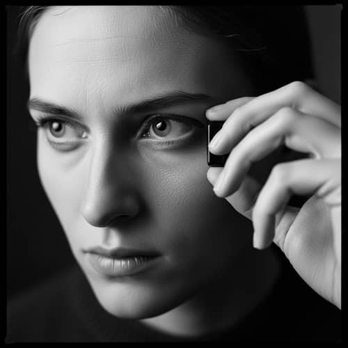 Intricate Black and White Portrait Photography | Studio Capture