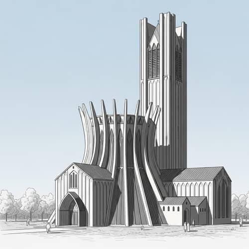 Unique Pentagonal Cathedral Design | Architectural Marvel