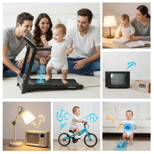 Family Scenes: Baby Generating Energy through Playtime