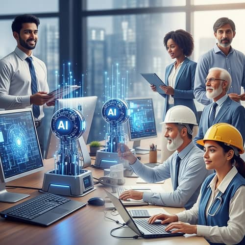 Future of Artificial Intelligence in Job Market: Collaboration with Diverse Workforce