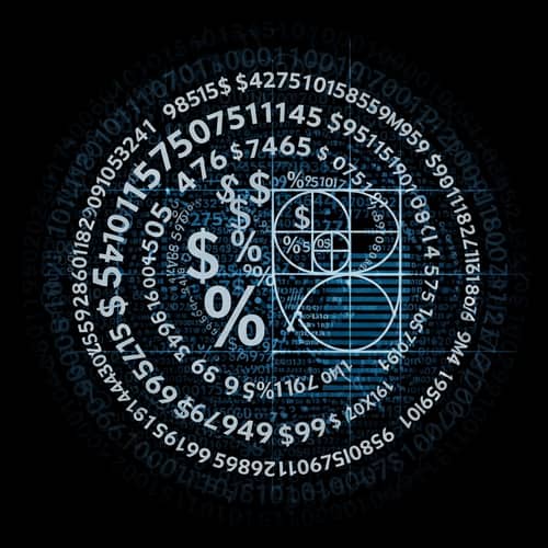 Numerology Finance Code Abstract Image