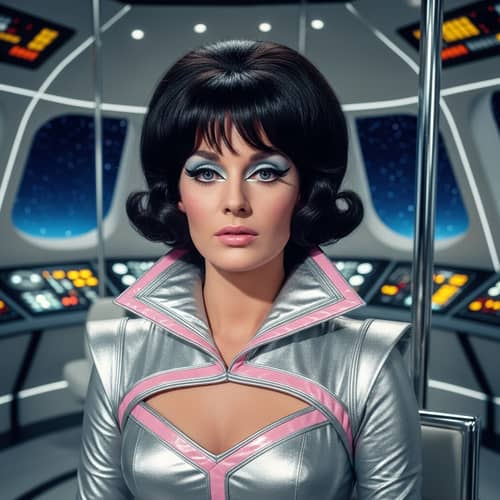 1960s Space Age Inspired Barbarella Art