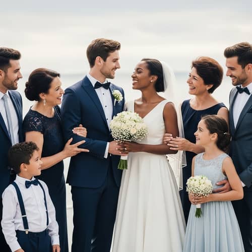 Inclusive Family Wedding Album | Classical Style Wedding Poses