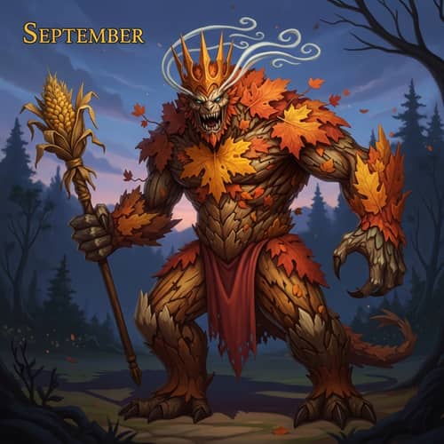 September Final Boss: Fall-themed Fantasy Villain