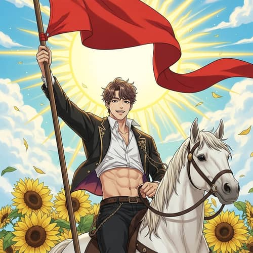 Sun Tarot Card featuring Jungkook from BTS