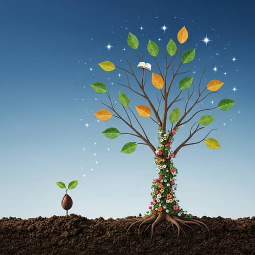 Abstract Representation of Personal Growth | Evolving Tree