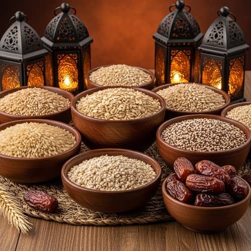 Healthy Ramadan Whole Grains: Brown Rice, Oats, Barley & Quinoa