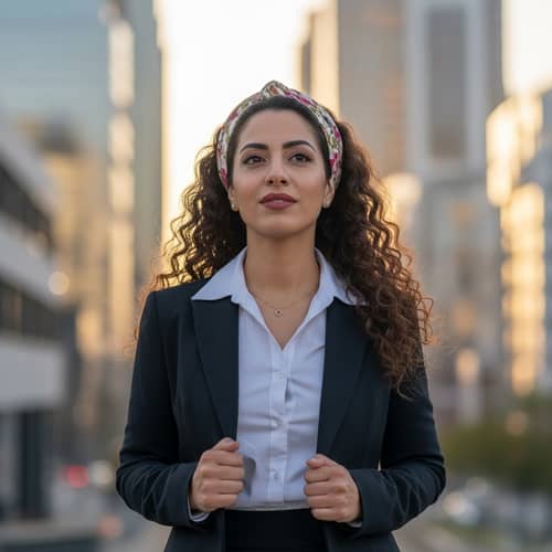 Professional Business Woman Portrait | Thoughtful & Confident