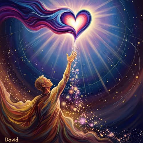 David's Spiritual Connection to the Celestial Heart