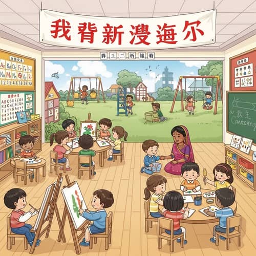 Multicultural Cantonese Language Kindergarten for Creative Learning