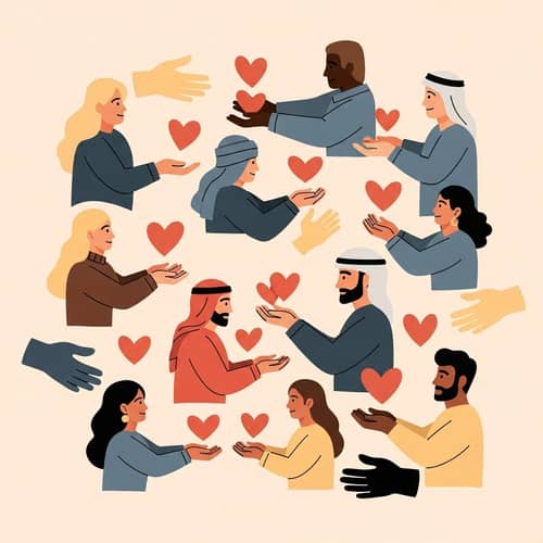 Love and Goodness for Everyone: Unity and Equality Concept Art