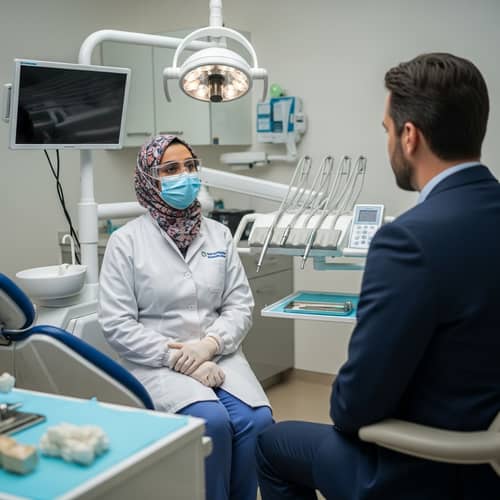 Professional Middle Eastern Female Dentist Interview on Dental Health