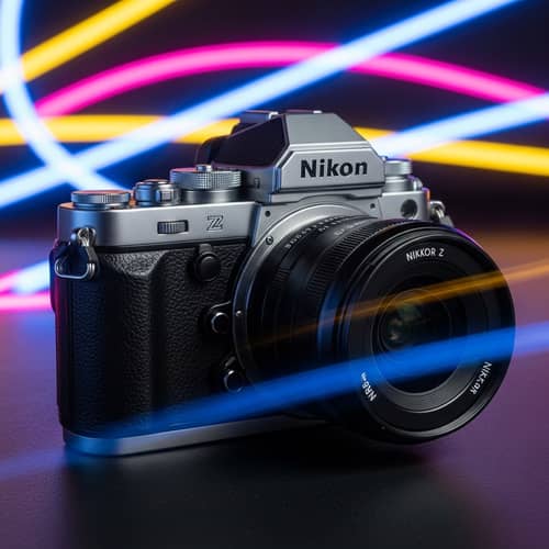 Vibrant Nikon Z f Camera Showcase