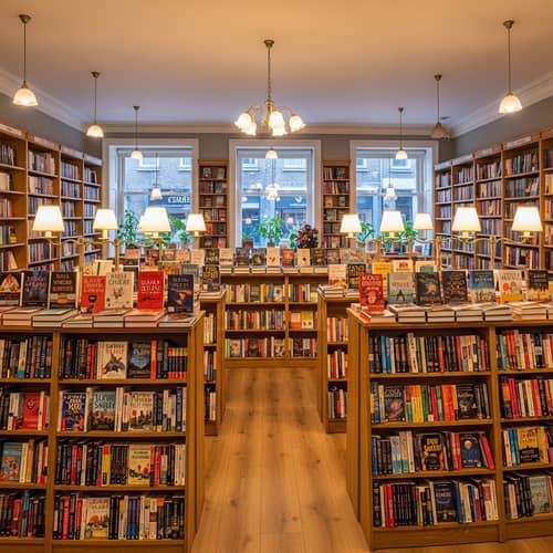Cozy Victorian Bookstore Interior | Inviting Ambiance