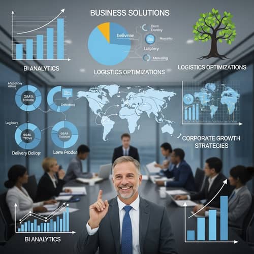Business Solutions: Reports BI, Logistics, Growth Strategies