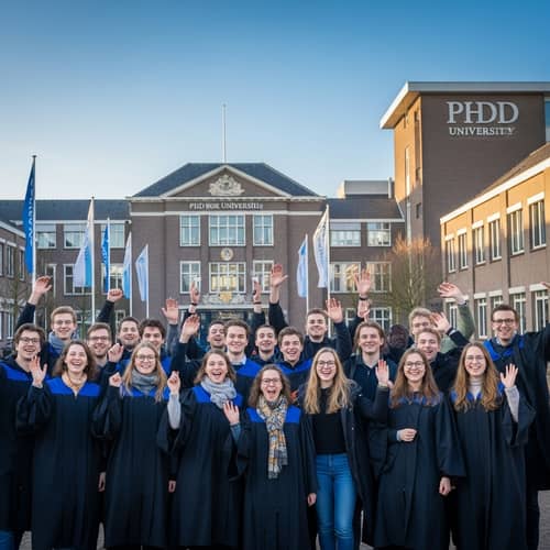 PhD Students Celebrating in The Netherlands | Street Photography