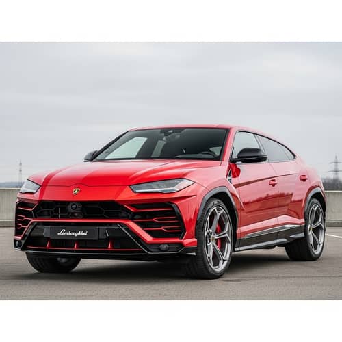 Glamorous Red Lamborghini Urus: Italian Craftsmanship & Luxury