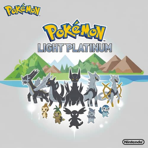 Pokemon Gameboy Advance Cover Design Inspired by Light Platinum ROM Hack