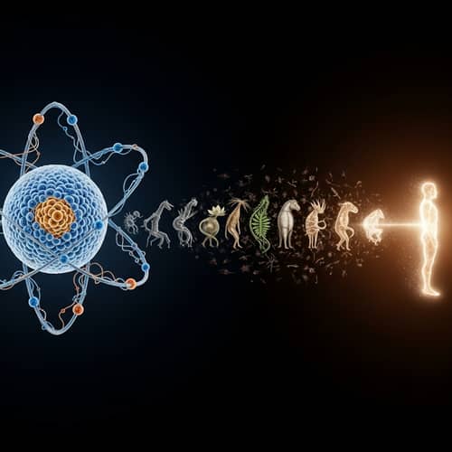 Evolution of Life: From Atom to Spirit - Realistic Portrayal