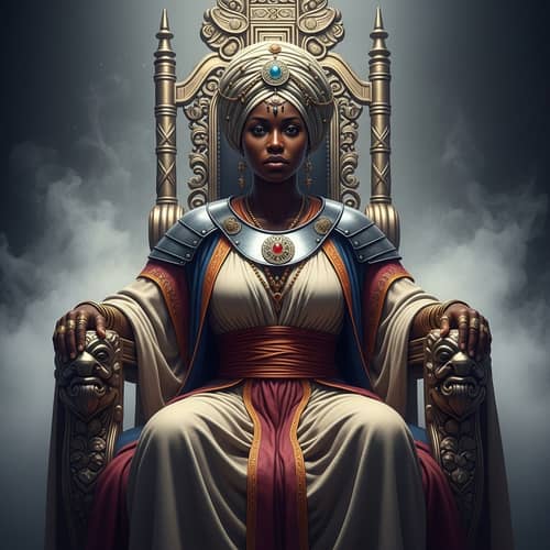 Black Woman in Ancient Israelite Priest Garb | Divine Presence in New Jerusalem