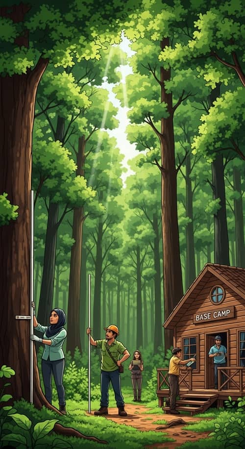 Forestry Domain in Lush Forest: Sustainable Conservation Efforts