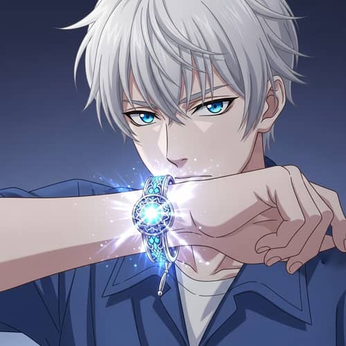 White-Haired Man with Magical Bracelet | Dual Existence Revealed