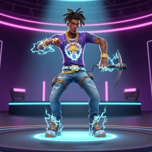 Travis Scott Fortnite Skin: Virtual Game Character
