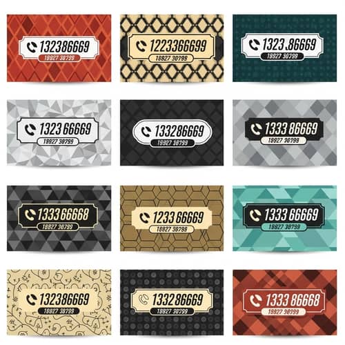 Stylish Phone Numbers: Creative Designs for Business & Personal Use
