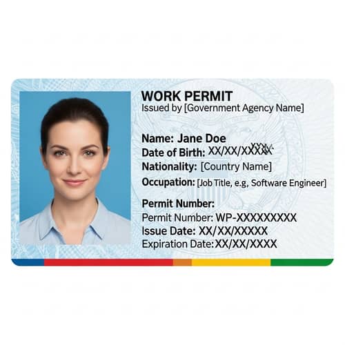 Bintu Bockarie Work Permit Card | Jane Doe Identity Proof Bintu Bockarie Work Permit Card | Jane Doe Identity Proof