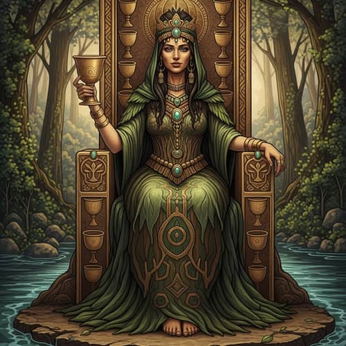 Earthly Queen: Ace of Cups Tarot Card Imagined