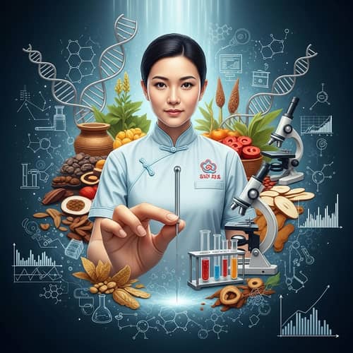 Science and Acupuncture Fusion: Traditional Chinese Medicine Art