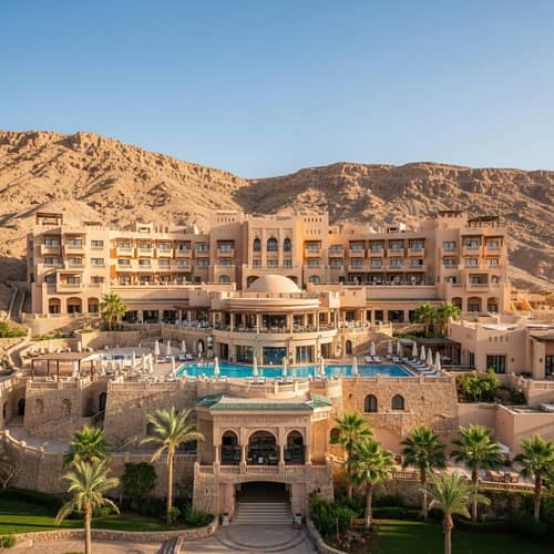 Luxurious Mountain Hotel in Hurghada, Egypt
