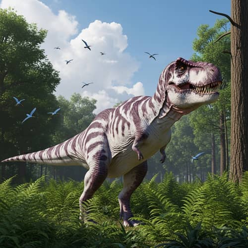 Majestic Dinosaur: The Roaming Tyrannosaurus Rex