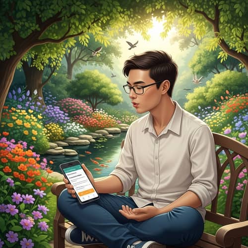 Tranquil Garden Affirmations: Serene Sanctuary for Positive Wellness