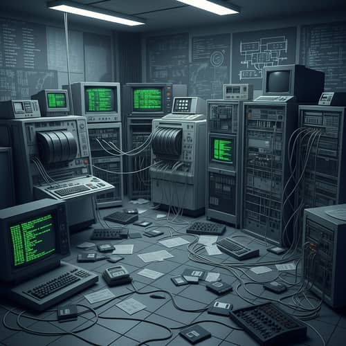 Obsolete IT Equipment with a Futuristic Twist