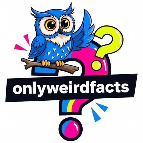 Curious Owl Perched on Vibrant Question Mark - Eye-catching Art