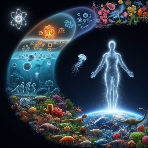 Evolution of Life: From Single Atom to Spirit