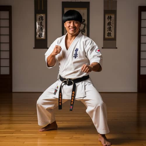 Bruce Lee Inspired Martial Arts Expert Photo