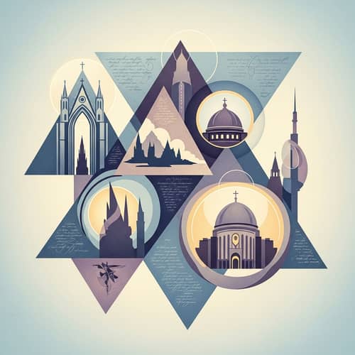 Modern Abstract Church History Representation