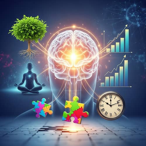 Optimize Performance with Mental Techniques | Brain Symbols & Growth