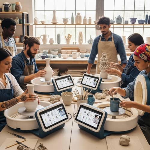 Global Ceramic Artisans Utilizing Amazing Tool