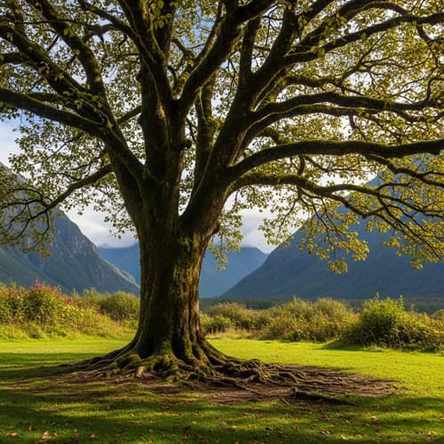 Majestic Tree: Spiritual Healing & Clarity | Nature Scene