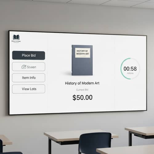 Minimalist Style Auction System for Educational Facilities Minimalist Style Auction System for Educational Facilities
