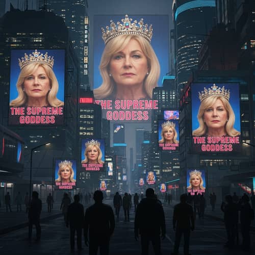 The Supreme Goddess: Dystopian Metropolis Propaganda